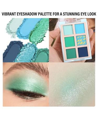 Boobeen 6 Color Eyeshadow Palette - Matte & Shimmer Highly Pigmented Eye Makeup for Stunning Looks | Long Lasting & Blendable - Buy Online on GoSupps.com