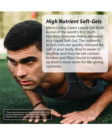 Irwin Naturals Men's Living Green Liquid-Gel Multi - 90 Liquid Softgels - Buy Online on GoSupps.com