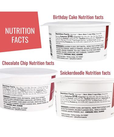 Kalifornia Keto Cookie Cup Variety Pack - Low Carb, Keto-friendly, Low Sugar Snack | Soy, Gluten, Grain Free (6 Count) - Buy Online on GoSupps.com