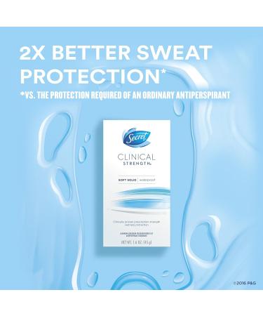 Shop Secret Clinical Strength Antiperspirant for Women - Active Fresh 2.6 oz | International Shipping Available - Buy Online on GoSupps.com