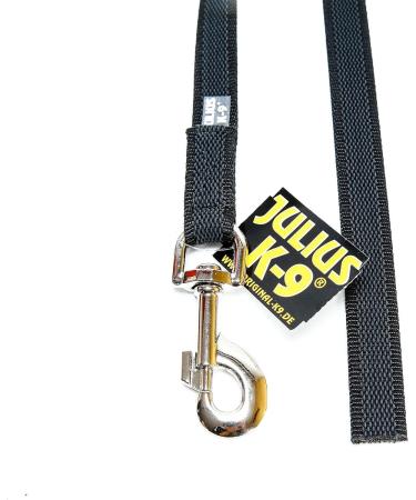 IDC Black-Gray Rubberized Leash 14mm x 3m - Durable & Stylish Dog Leash (No Loop) International Shipping Available - Buy Online on GoSupps.com