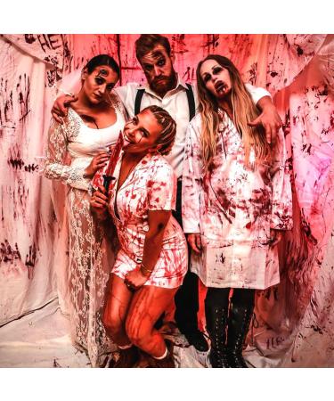 Halloween Fake Blood Makeup Kit - Edible Fake Blood Gel Spray & Coagulated Blood - Realistic SFX Makeup for Zombie Vampire & Monster Cosplay - International Shipping Available - Buy Online on GoSupps.com