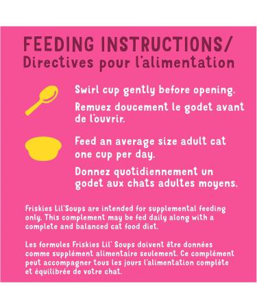 Friskies Lil' Soups Cat Food Complement Sockeye Salmon in a Velvety Chicken Broth - 34 g Cup (8 Pack) Sockeye Salmon in Chicken Broth - Buy Online on GoSupps.com