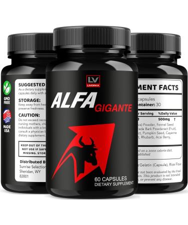 Alfa Gigante Capsules Alfa Gigante Alfa Gigante Pills Alfa Gigante All Natural Pills Alfa Gigante Advanced Formula Alfa Gigante Pill Formula Capsules Reviews 60 Capsules for 1 Month - Buy Online on GoSupps.com