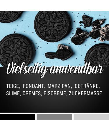 Highly Concentrated Black Food Color - 10ml Liquid Dye for Drinks Cakes Dough & More | Tortendendeko Baking Accessories - Buy Online on GoSupps.com