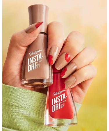 Sally Hansen Insta-Dri Moonstone White Nail Polish - Quick Dry Long Lasting Streak-Free Shine - 0.31 Fl Oz - Buy Online on GoSupps.com