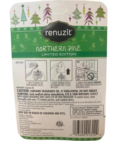 Renuzit Northern Pine Scented Oil Air Freshener Refills - Limited Edition | Buy Internationally - Buy Online on GoSupps.com