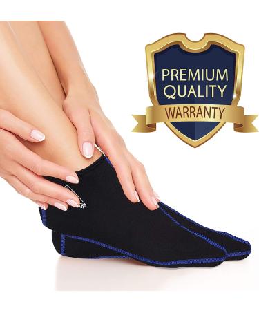 Water Gear Fin Socks - Large Men's 9-11 - Dive Socks for Scuba Diving & Snorkeling - Keep Feet Dry - Blue - Buy Online on GoSupps.com