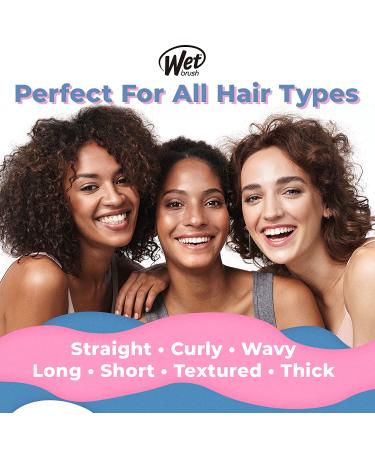 Wet Brush Multi Pack Squirt Detangler Hair Brushes - Pink Purple Blue 3-Pack - Buy Online on GoSupps.com