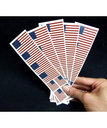 USA Flag Patriotic Party Tattoos - Set of 40 American Themed Temporary Tattoos - Buy Online on GoSupps.com