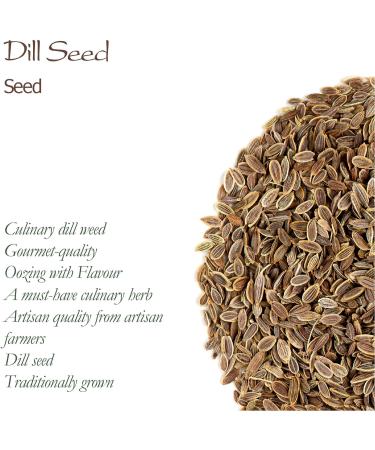 Organic Dill Seeds - Fresh Spice for Cooking and Dill Tea 700g - Buy Online on GoSupps.com