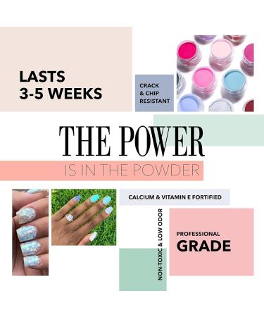 Revel Nail Dip Powder 6-Pack Coastal Dreams - Chip Resistant DIY Manicure with Vitamin E and Calcium - Buy Online on GoSupps.com