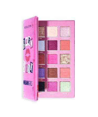 Revolution Beauty Mean Girls x Revolution Burn Book Eyeshadow Palette | 15 Pigmented Shades Neutrals & Shimmers Cruelty-Free & Vegan | International Shipping Available - Buy Online on GoSupps.com