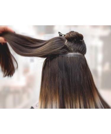 60cm Tape In Hair Extensions - Real Hair Color #18 Dark Blonde 10 Wefts Adhesive Tape International Shipping - Buy Online on GoSupps.com