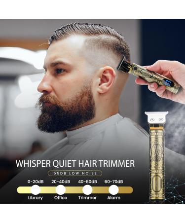 BARBOSSO Men's Beard Trimmer - Cordless Hair Clippers - Electric Rechargeable - Zero Gap T Blade - Precision Detailer for Head Haircuts Facial Stubble Sideburns Moustache - Male Grooming Kit - Buy Online on GoSupps.com