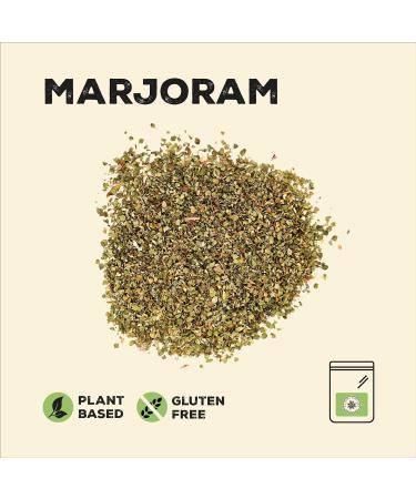 Nature Kitchen Marjoram 125g: Gluten-Free Vegan Seasoning Spices for Everyday Cooking - Marinades, Sauces, Baking & Grilling - Buy Online on GoSupps.com