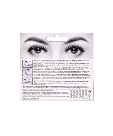 Kiss Lash Couture Triple Push Up Collection - 3D Volume Fake Lashes Reusable Animal Test-Free with Eyelash Glue - International Shipping Available - Buy Online on GoSupps.com