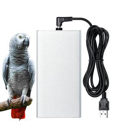 briidea Bird Warmer for Cage, Bird Heater to Snuggle up for African Grey, Parakeets, Parrots, Small Birds, USB 5V