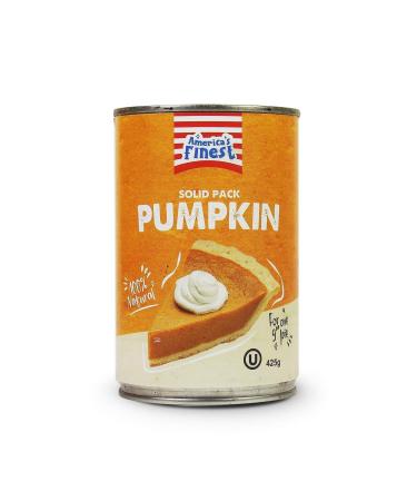 America's Finest Pumpkin Puree - 100% Pure Pumpkin - 425g Tin 425 g (Pack of 1)