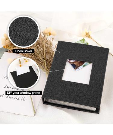Ywlake Photo Album 4x6 100 Pockets 2 Packs Small Mini Capacity Linen Photo Album Bulk Sets Each Pack Holds 100 Top Loader Vertical Only Picture for Kids Boy Girls Black 100 Pockets/2PK Black - Buy Online on GoSupps.com