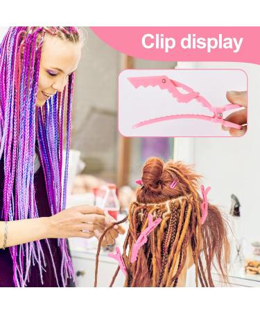 Sweet View Crochet Needles Set - 2 Crochet Needles Edge Brush Bristle Brush Rat Tail Comb & 3 Pink Hair Clips for Effortless Hair Styling - International Shipping Available - Buy Online on GoSupps.com