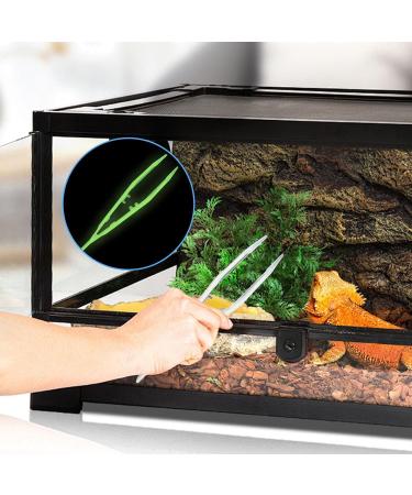 Reptile Feeding Tongs Glow in Dark Feeder Tools Anti Slip Long Tweezers Ergonomic lizards Tweezers feeding tongs reptile feeding tongs snake feeding tongs Feeding Tweezers for Snake Spider - Buy Online on GoSupps.com