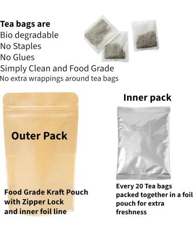  lotustoday 20 x Turmeric Tea Bags with Ginger and Black Pepper - Buy Online on GoSupps.com