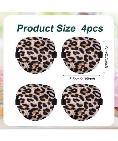 4pcs Soft 3D Adjustable Leopard Eye Patches for Adults | Improve Weak Vision & Strabismus Recovery - Buy Online on GoSupps.com