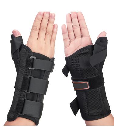 Buy Left Hand Medium Wrist Brace & Thumb Spica Splint for De Quervain's Tenosynovitis Tendonitis Carpal Tunnel & Arthritis - International Shipping Available - Buy Online on GoSupps.com