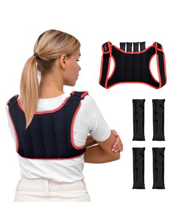 Posture Corrector Vest for women Removable Weights Adjustable Fit - Back straightener posture corrector Improve Posture Build Back Strength - Advanced posture corrector with 4 weights each 0.5lb