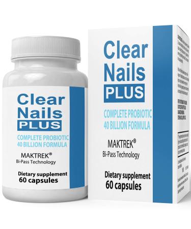 Clear Nails Plus Antifungal Probiotic Pills Capsules Formula Boost Metabolism Supplement Pills