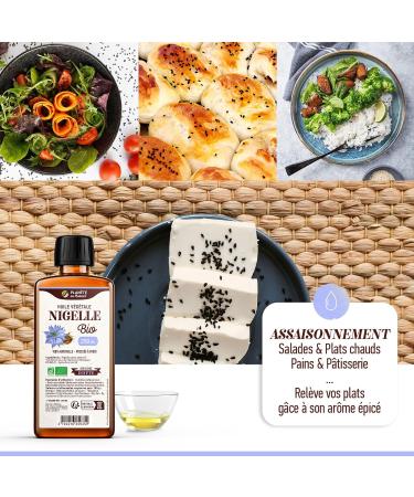 Nigelle Organic Oil 150 ml Plan te au Naturel Pure Natural and Cold Pressed Food Hair Body Nails - Buy Online on GoSupps.com