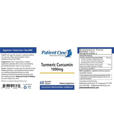Turmeric Curcumin 1000mg - 60 Capsules | Premium Quality Supplement - Buy Online on GoSupps.com