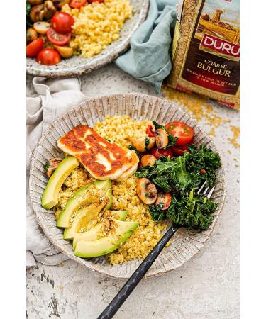 Duru Coarse Bulgur 2.2lb - 100% Natural Wheat Berries for Pilaf | High Fiber & Protein, Non-GMO | Vegan-Friendly Alternative to Rice - Buy Online on GoSupps.com