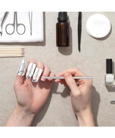 100PCS Nail Remover Foil Wraps | Lint-Free Pads & Cuticle Scraper | Soak Off Gel Polish Remover - International Shipping Available - Buy Online on GoSupps.com