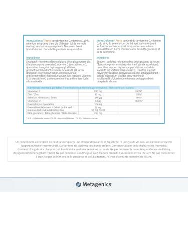 ImmuDefense Forte - Supports Defenses and Immune System - Dietary Supplement - Economy Format 2 Months - 60 Tablets - Buy Online on GoSupps.com