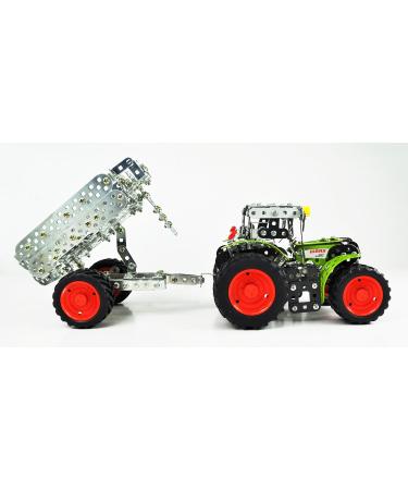 Tronico 10011 Claas Arion 430 Metal Construction Kit - 1:32 Scale Tractor & Tipping Trailer | 700 Parts Mini Series - International Shipping Available - Buy Online on GoSupps.com
