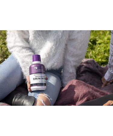 Rejuvicare Liquid Collagen Beauty Formula - Grape Flavor, Amino Acids & Biotin, 16 oz - Buy Online on GoSupps.com