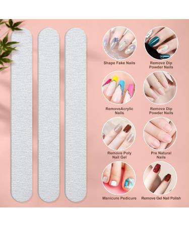 ANYI 25Pcs Nail File Set | 180/240 Grit Double Sided Emery Boards | Professional Fingernail Files for Manicure Pedicure | Coarse Nail Kit for Salon Quality Results - Buy Online on GoSupps.com