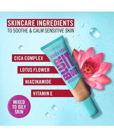  Rimmel Rimmel London Kind & Free Blur It Out Full Coverage Foundation 103 True Ivory all-day shine control light matte finish 30 ml - Buy Online on GoSupps.com