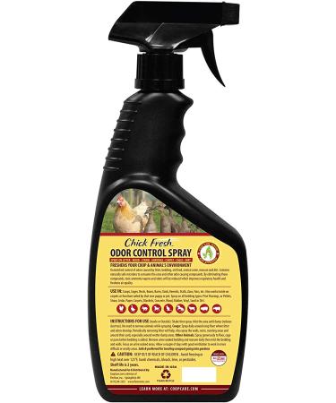 Chick Fresh Odor Control Spray for Backyard Chickens - Eliminates Coop & Brooder Odor! 24 oz Bottle - Buy Online on GoSupps.com