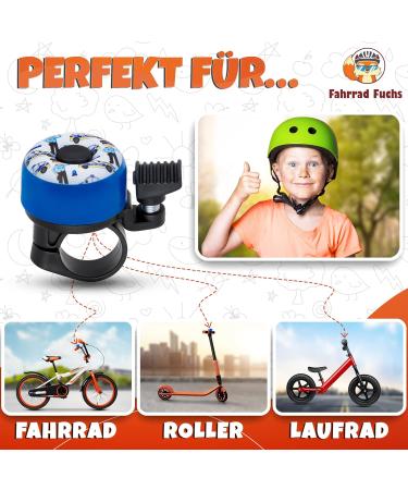 Shop Fun Bicycle Bells for Kids - Police & Blue Designs for Boys | Children's Bike Accessories - Buy Online on GoSupps.com