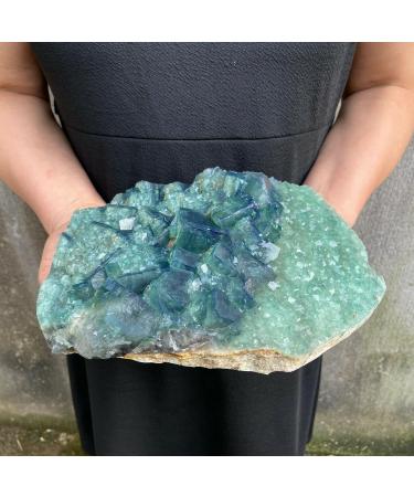 Buy ABUZIV 8.0LBS Natural Fluorite Cubes Quartz Sample B8 International Shipping Available | Premium Quality Crystal - Buy Online on GoSupps.com