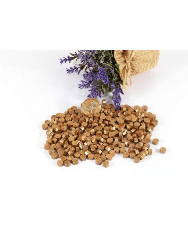 Yoption 360 Pcs Metallic Antique Gold Sealing Wax Beads Set for Wax Seal Stamp with Candles and Melting Spoon - Buy Online on GoSupps.com