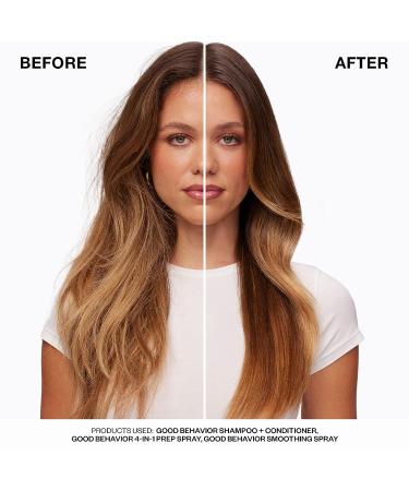 IGK GOOD BEHAVIOR Ultra Smooth Conditioner - Frizz Control, Hydration, & Shine - Vegan & Cruelty Free - 8 Fl Oz - Buy Online on GoSupps.com