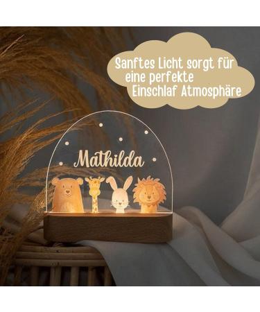 Personalized Night Light for Babies | Custom Bedside Lamp & Unique Baby Gifts - Buy Online on GoSupps.com