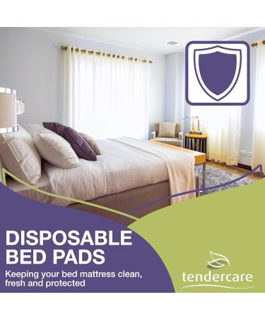 Tendercare Incontinence Bed Inlays - 40 Documents 80x150 cm 1800 ml High Absorbency Comfortable & Safe Seat & Bed Assistants for International Shipping - Buy Online on GoSupps.com