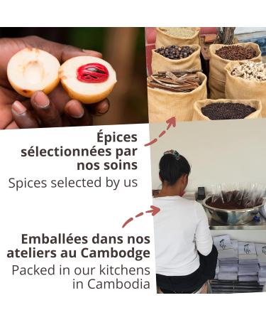 Khla - Organic Whole Nutmeg - 100g Tube - Nutmeg from Sri Lanka - Kitchen & Pastry Ingredient - Rare Asian Spice - Direct Pro - Buy Online on GoSupps.com