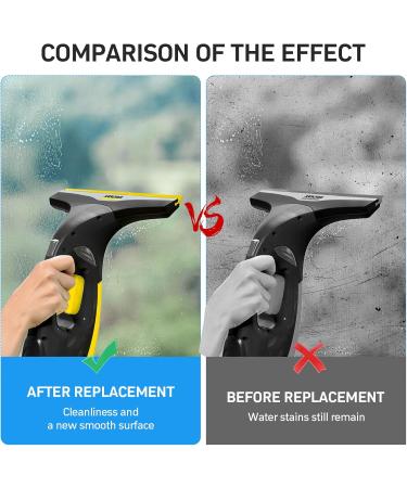 volumoon Replacement Blades for Window Vac 280mm Glass Cleaner Replacement Lips Squeegee Blades for WV2 WV5 Window Vacs 2 Pcs Window Vac Accessories Rubber Damage-Free Glass Cleaning Household - Buy Online on GoSupps.com