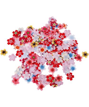 Small Flower Cupcake Decoration Wooauto Cake Flower Topper Edible Flowers Edible Flowers Paper Cake Decoration Birthday Party Food Decorations One Size 440pcs - Buy Online on GoSupps.com